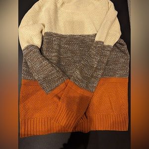 Cable knit sweater